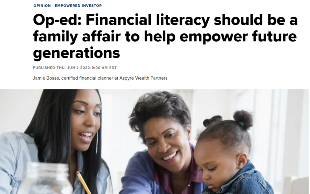 Op-ed: Financial literacy should be a family affair to help empower future generations